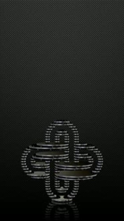 Vertical Background, Black and Silver Figure, Shape, Exclusive, Unique Design, 3D Render, Mirror