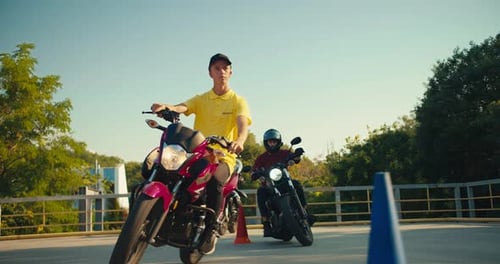 A Review on Expert Motorcycle Drivers Who Train at the Training Ground and Obstacles Die While