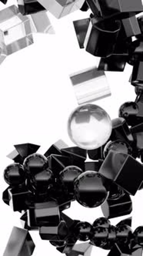 3D Loop Satisfying Geometric Pieces Animation