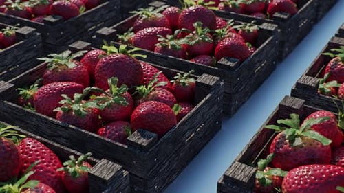 Endless Strawberries In The Case