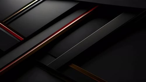 Sleek Abstract Geometric Background with Metallic Lines