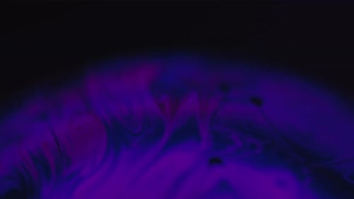 Abstract Colorful Paint Oil on the Surface of a Soap Bubble