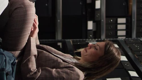 Business Meeting in Modern Office Workplace