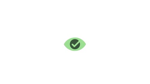 Healthy Eye Good Vision symbol icon animation video