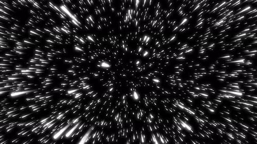 Futuristic Hyperspace Tunnel Speed Light Animation