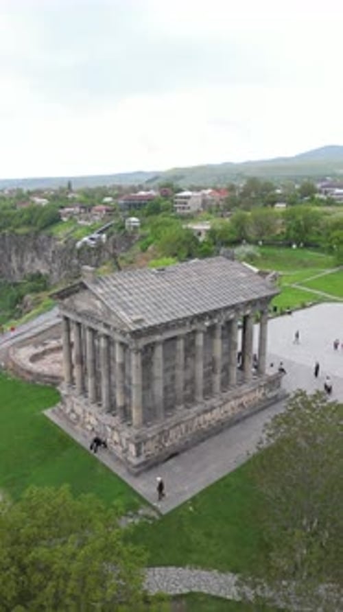 Ancient Temple Overlook in Armenia