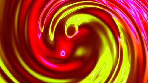 Vibrant Abstract Fluid Neon Swirl Background Animation