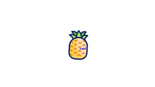 Pineapple Animated Icon