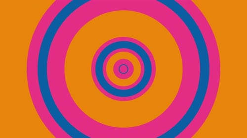 Colorful Expanding Geometric Circles Transition