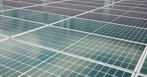 Solar Panels Generating Clean Energy from the Sun