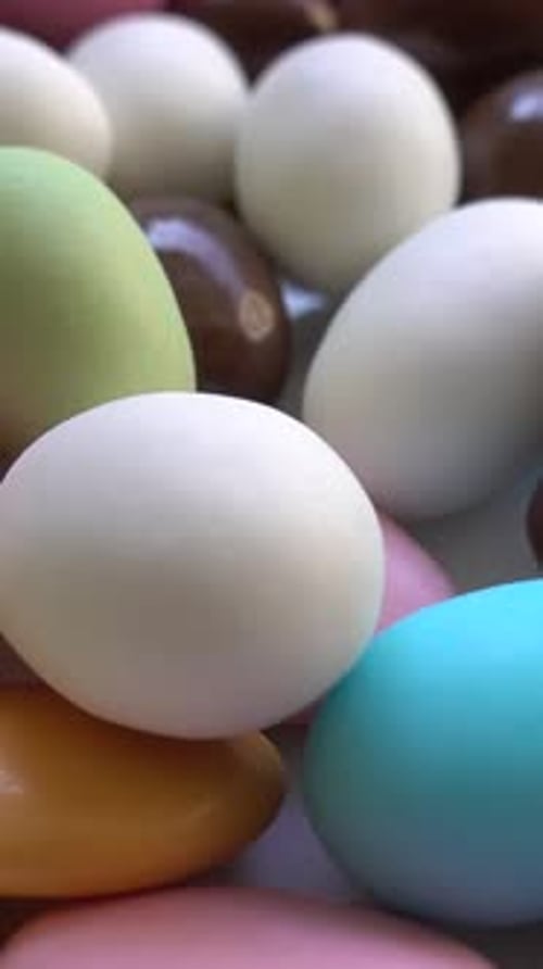 Vertical Video of Candy Almonds