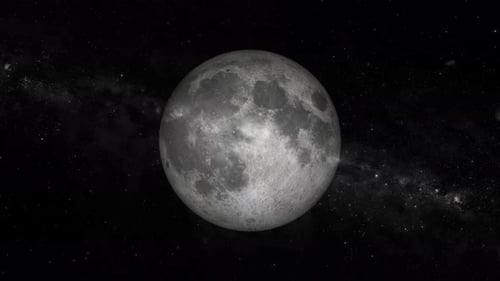 Realistic moon surface view from spaceship animation background. mz_670