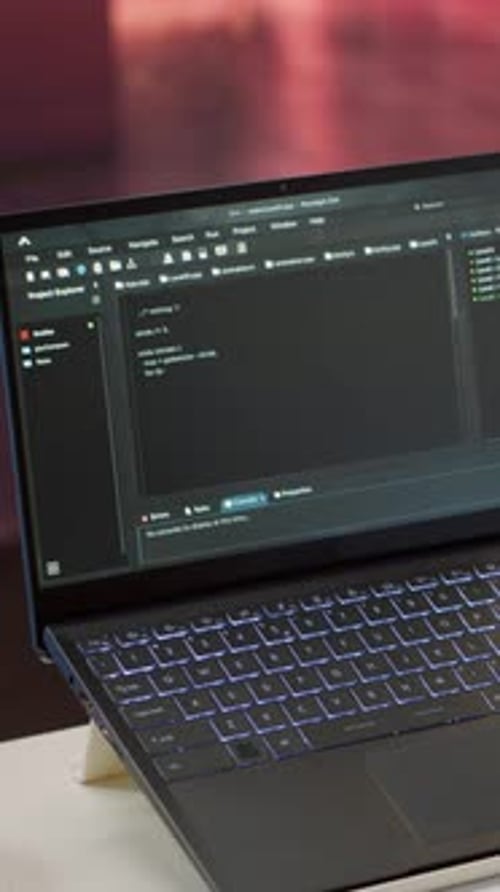 Vertical Video AI Software Developer Creating an Algorithm for Deep Learning and Data Mining