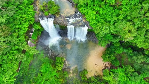 A captivating waterfall.