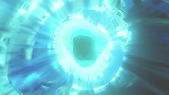 Color Swirling Interdimensional Tunnel 3d Infinite Loop Background ...