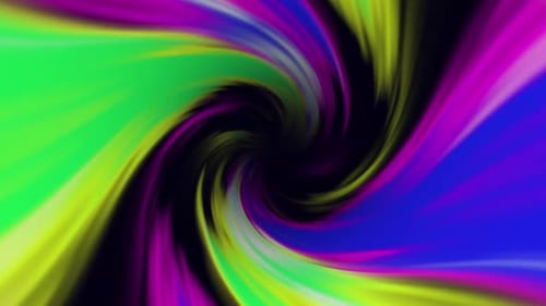 Abstract Colorful Vortex Swirl Liquid Flow Background Loop