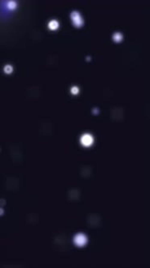 Abstract Floating Glowing Circles Background