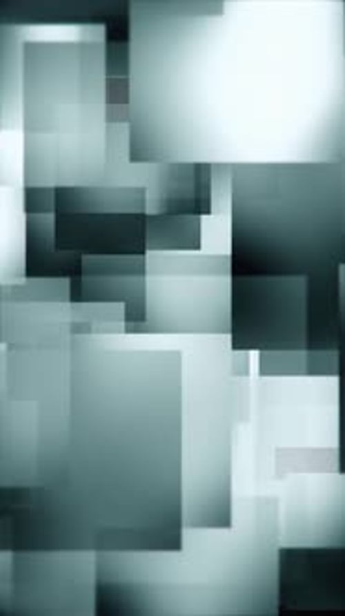 Vertical Video - Abstract Dark Green Mosaic Pattern Background