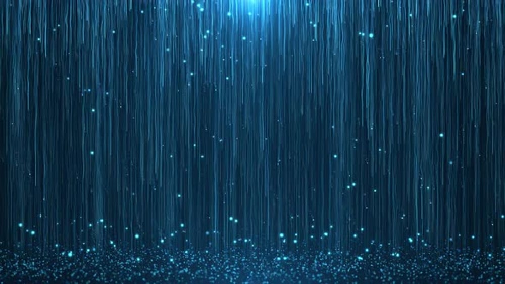 4K Drop Beautiful Dynamic Particle Waterfall Background Video ...