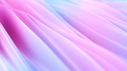 Soft Pink Blue Gradient Waves Abstract Liquid Motion Background