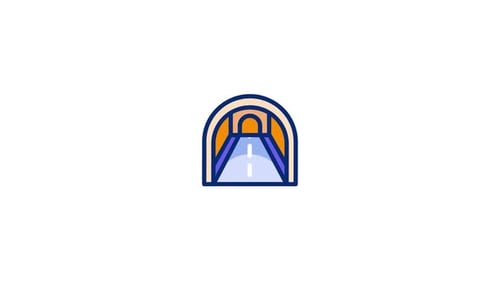 Icône animée Tunnelroad