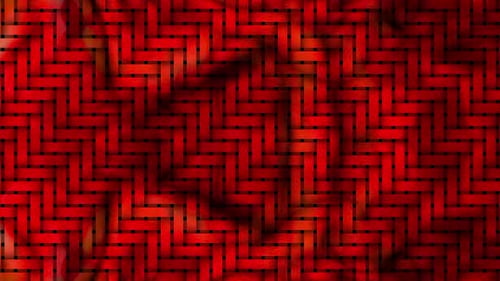 Abstract Animated Red Woven Texture Background Loop with Moving Shadows