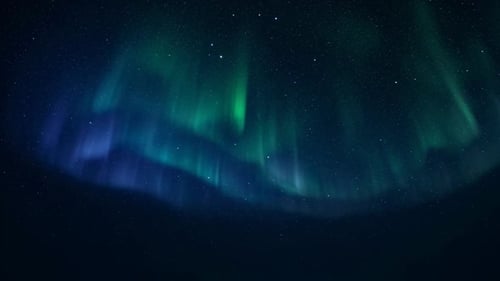 Mehrlagige Aurora-Vorhänge