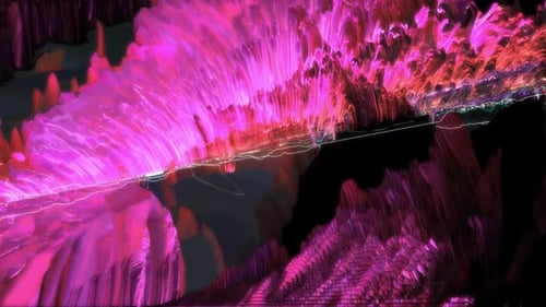 Synchronisiertes Audiospektrum, 95 Bpm, Nachtparty, VJ Loop-Hintergrund, 4K, 60 Bilder pro Sekunde