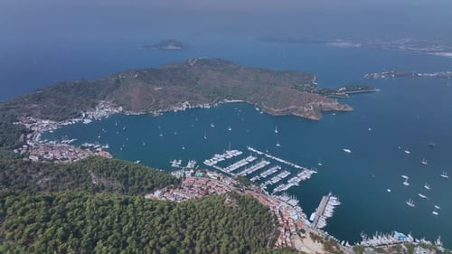 The Whole Fethiye Bay From Above, Turkey