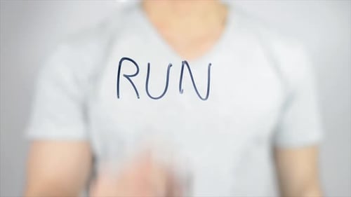Run, Writing on Screen
