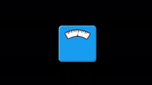 Weight Machine Animation Video - Transparent