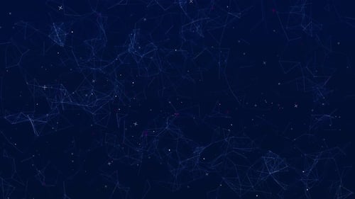 Concepto de tecnología de transferencia de datos de onda de fondo oscuro con puntos de malla digitales futuristas: Metaverse