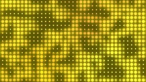 Pulsing Yellow Light Grid Seamless Loop Background