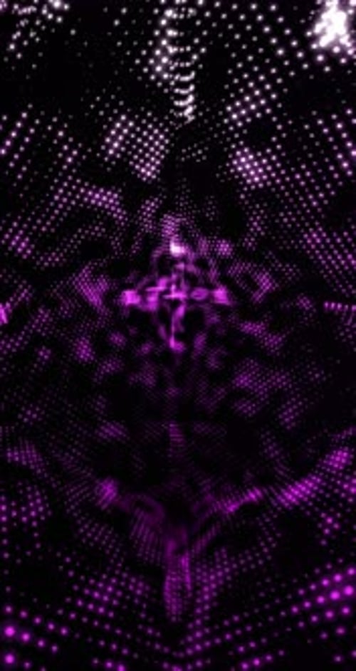Purple Fractal Shape
