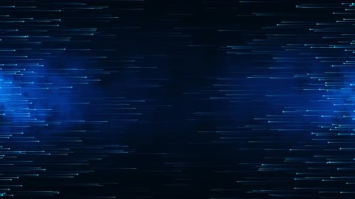 Abstract Blue Particle Streaks Background