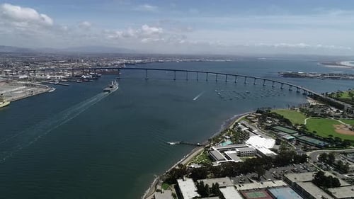 Aerial View of Coronado Bridge