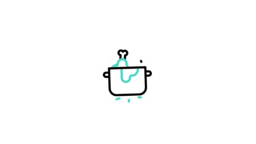 Animiertes Cook-Symbol
