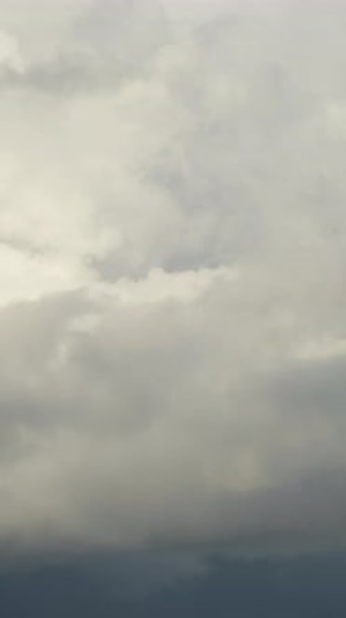 Time-Lapse Footage of Drifting Overcast Clouds