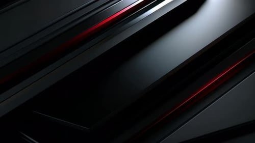 Dynamic Abstract Geometric Background Animation with Red Accents