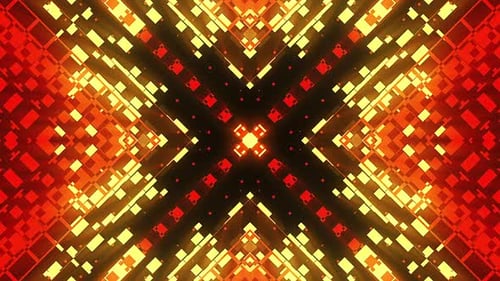 VJ Red Vivid Dynamisches Leuchtmuster