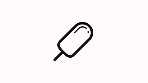 Animated ice cream icon Alpha Channel