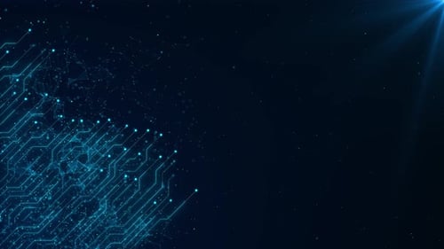 Plexus Technology Digital Line Particle Tech Background Future Scifi Video Digital Cyberspace with