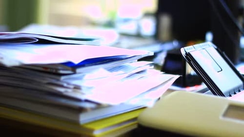 Magazines and Papers in the Office