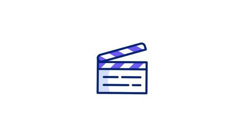 Icône animée Clapperboard