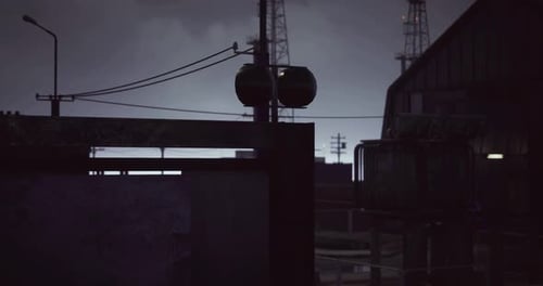 Dark Industrial Grunge Environment Loopable Background