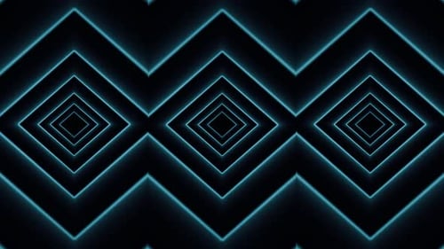 Digital HUD Tunnel Animation