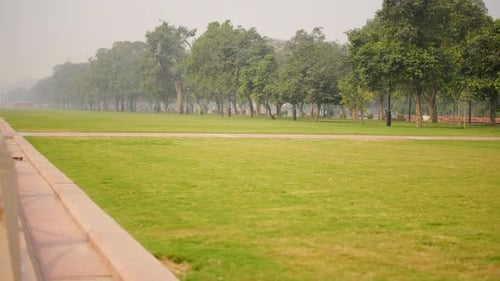 Lush gardens of India gate
