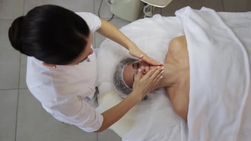 Relaxing Face Massage at a Luxurious Spa