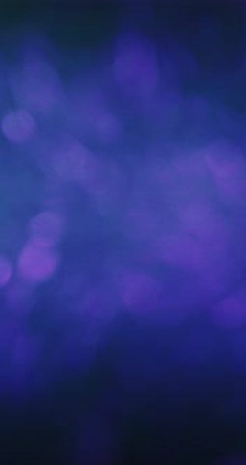 Purple Atoms And Bokeh Circles Whirling