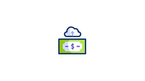 Animiertes Cloud-Symbol
